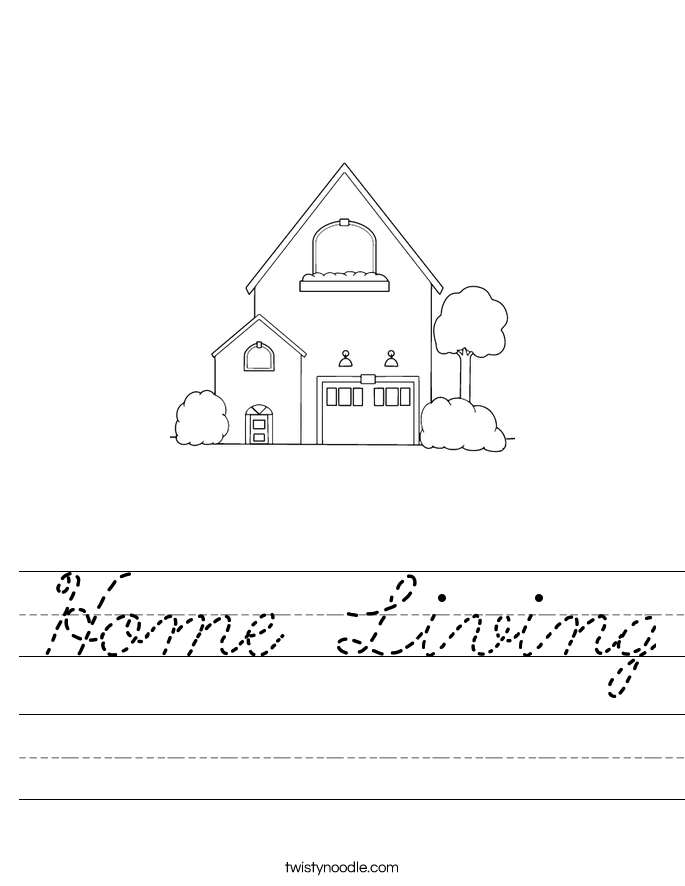 Home Living Worksheet