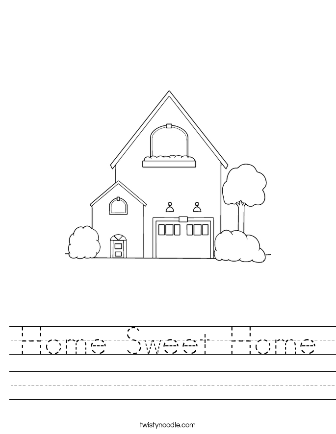Home Sweet Home Worksheet