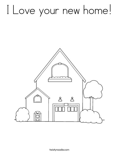 Home 2 Coloring Page