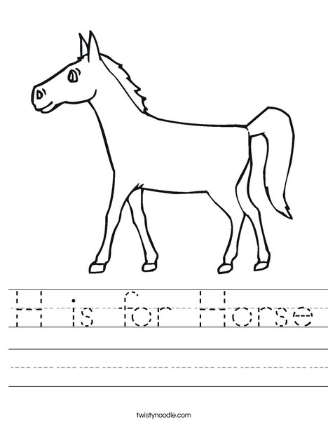 Pony Worksheet