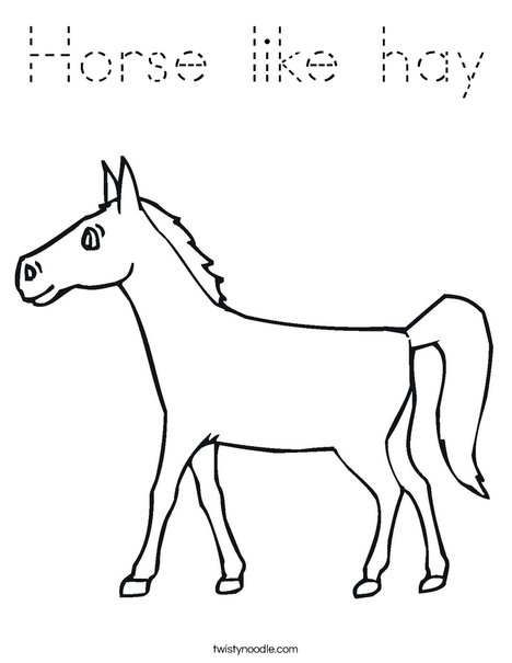 Pony Coloring Page