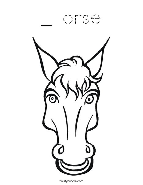 Horsing Around Coloring Page