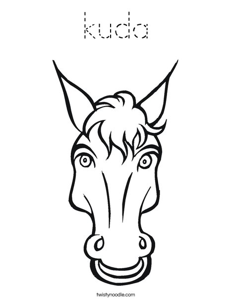 Horsing Around Coloring Page
