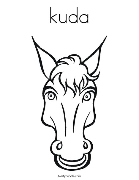 Horsing Around Coloring Page