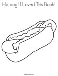 Hotdog! I Loved This Book!Coloring Page
