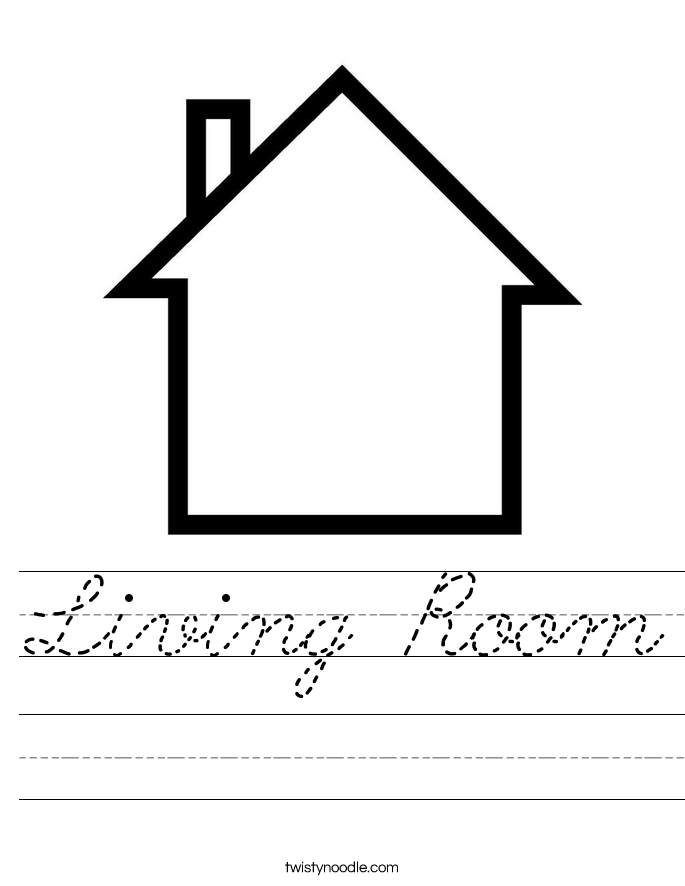 Living Room Worksheet