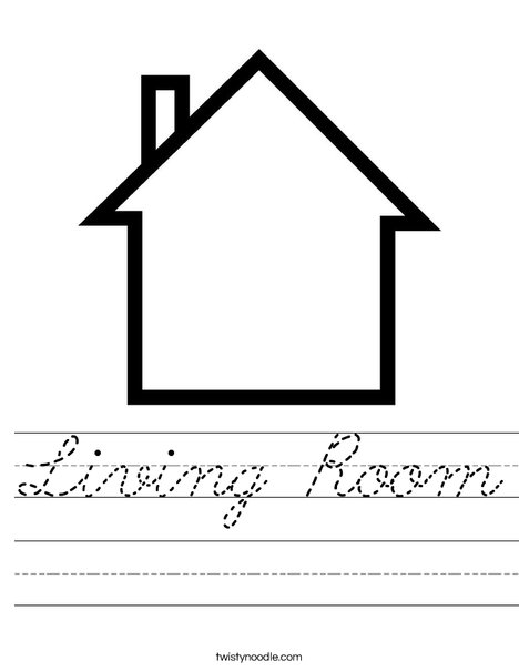 Blank House Worksheet