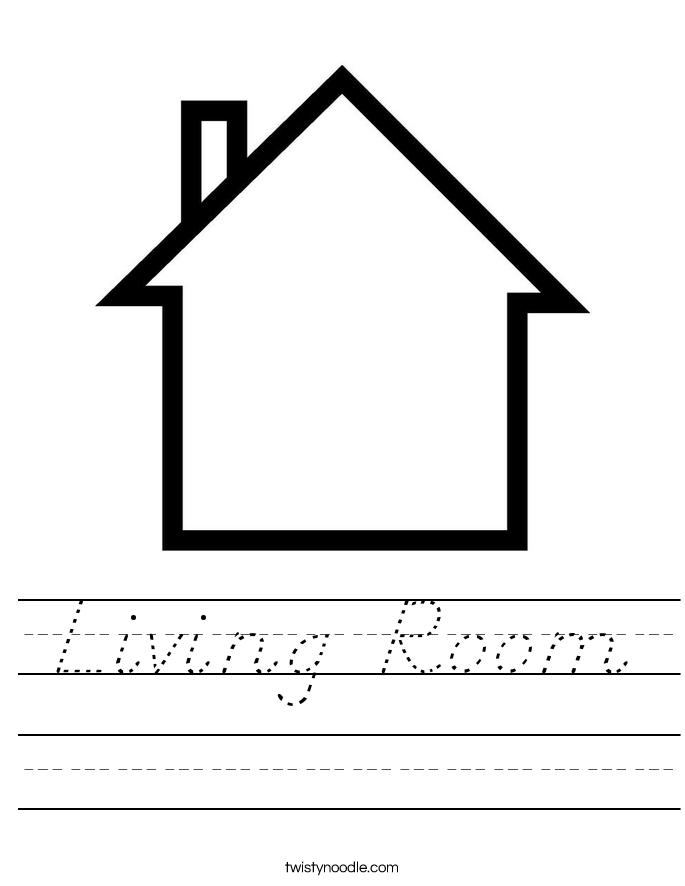 Living Room Worksheet