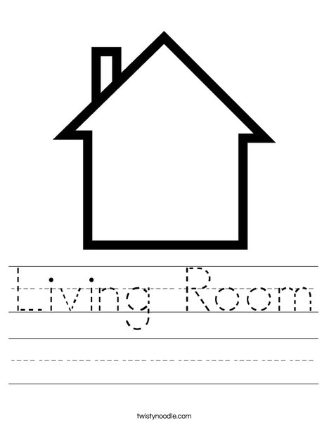 Blank House Worksheet