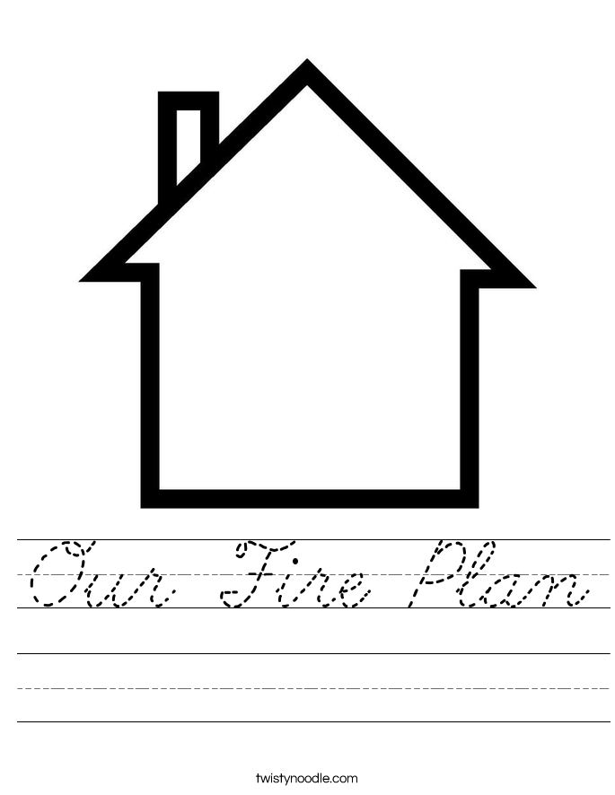 Our Fire Plan Worksheet