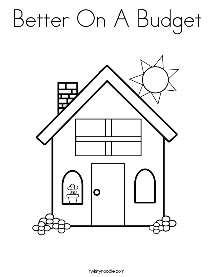 Better On A Budget Coloring Page