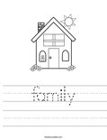 family Worksheet