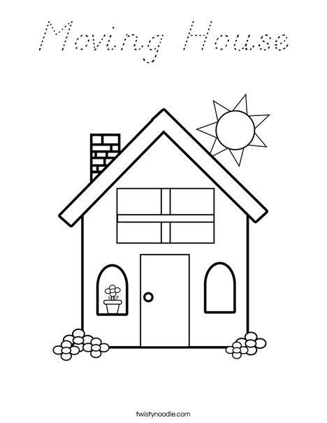 Home Coloring Page