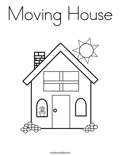 Home Coloring Page