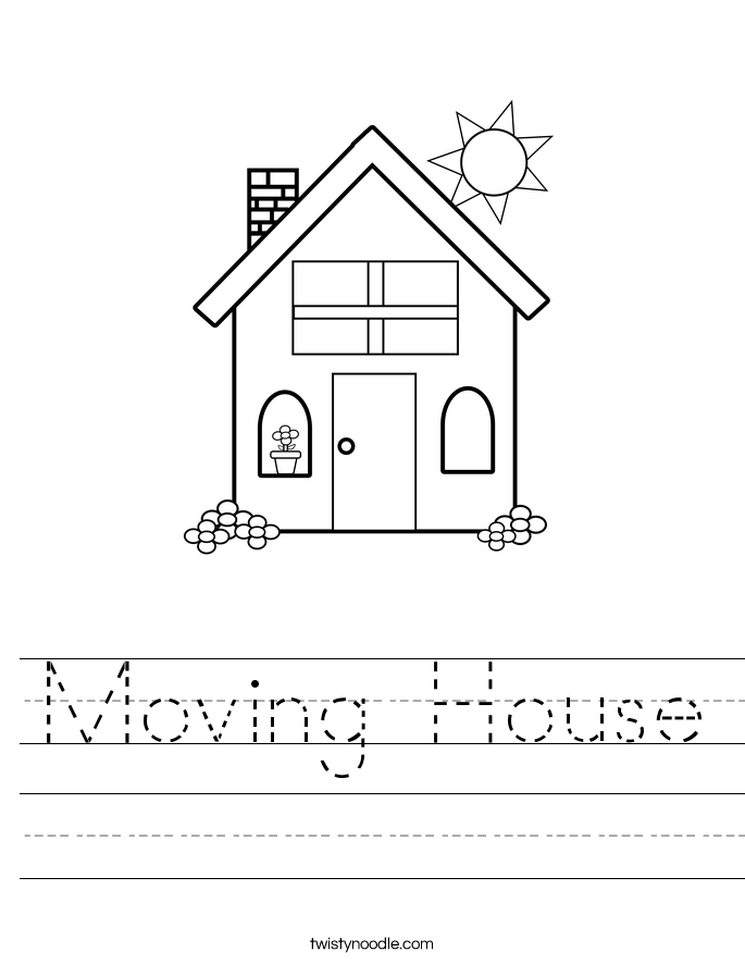 Moving House Worksheet