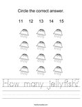 How many jellyfish? Worksheet