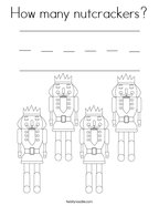 How many nutcrackers Coloring Page