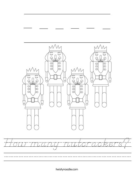 How many nutcrackers? Worksheet