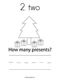 2 two Coloring Page