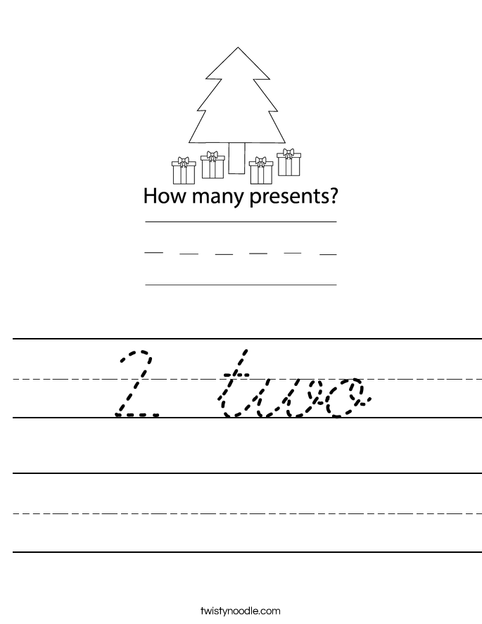 2 two Worksheet