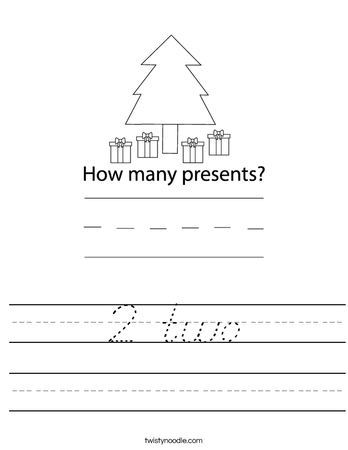 2 two Worksheet