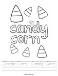 Candy Corn  Candy Corn Worksheet