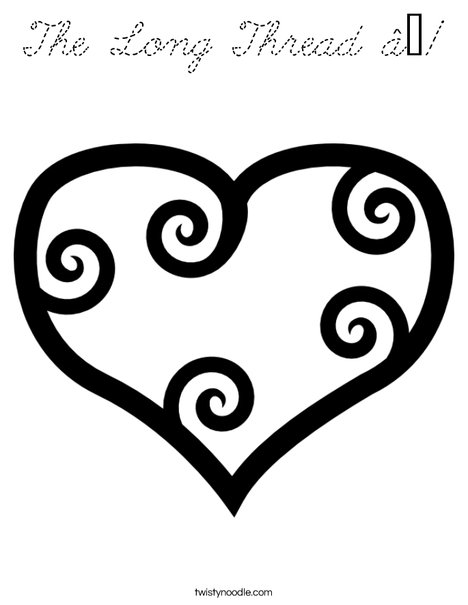 I Love You! Coloring Page