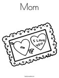 Mom Coloring Page