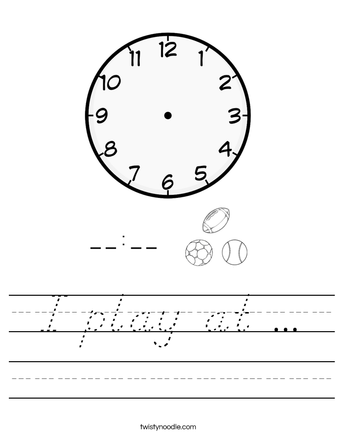 i play at worksheet dnealian twisty noodle