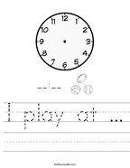 telling time worksheet twisty noodle