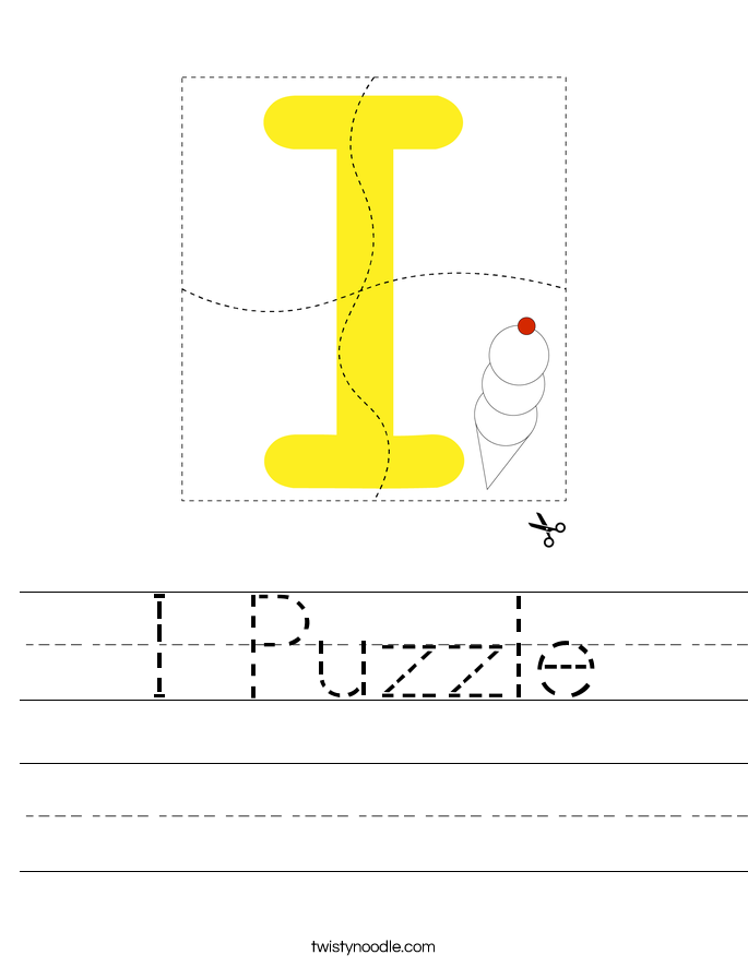 I Puzzle Worksheet
