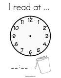 I read at   Coloring Page