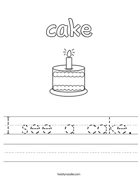 Design a Cake Cut and Stick (teacher made) - Twinkl