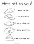 Hats off to you!Coloring Page
