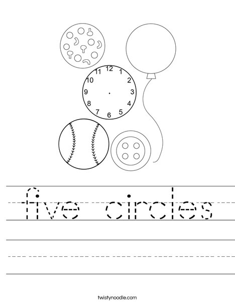 I see circles. Worksheet