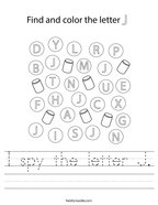 letter j worksheets twisty noodle