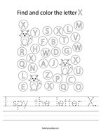 letter x worksheets twisty noodle