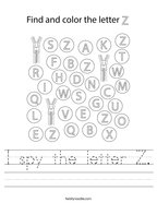 letter z worksheets twisty noodle