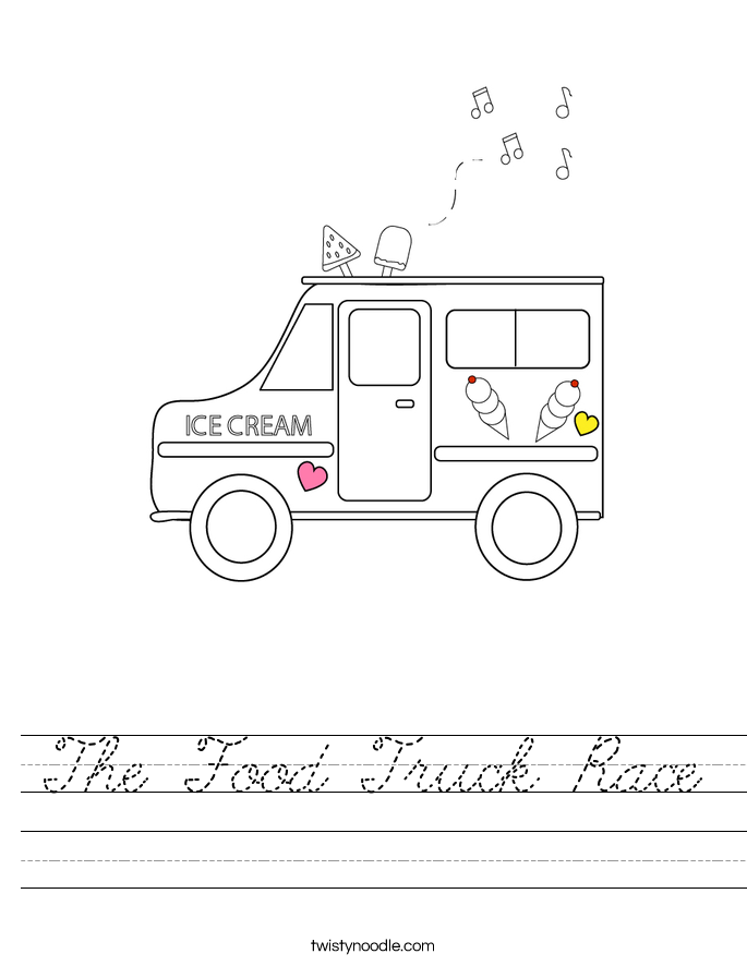 The Food Truck Race Worksheet