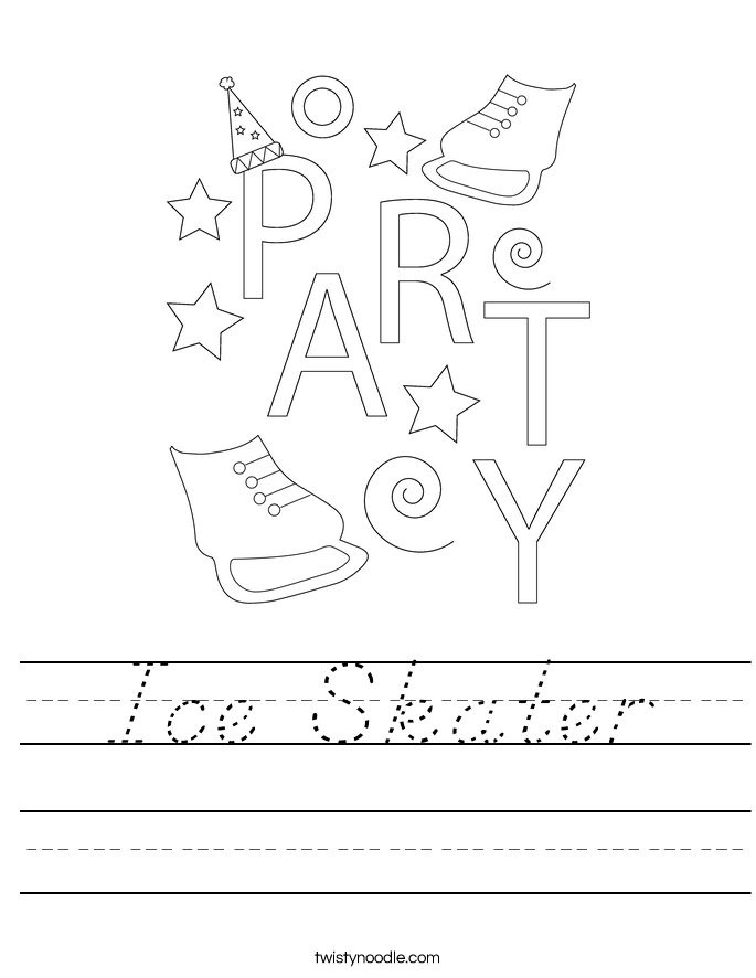 Ice Skater Worksheet