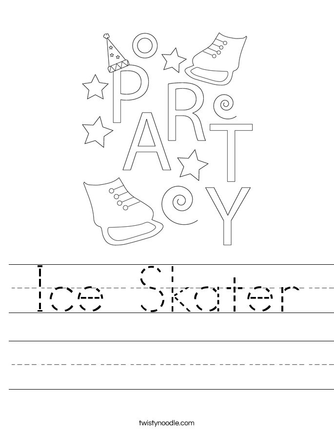 Ice Skater Worksheet