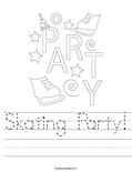 Skating Party! Worksheet