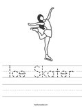 Ice Skater Worksheet