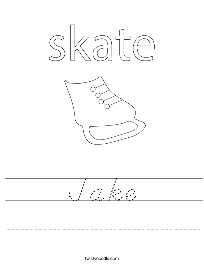 Jake Worksheet