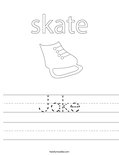 Jake Worksheet