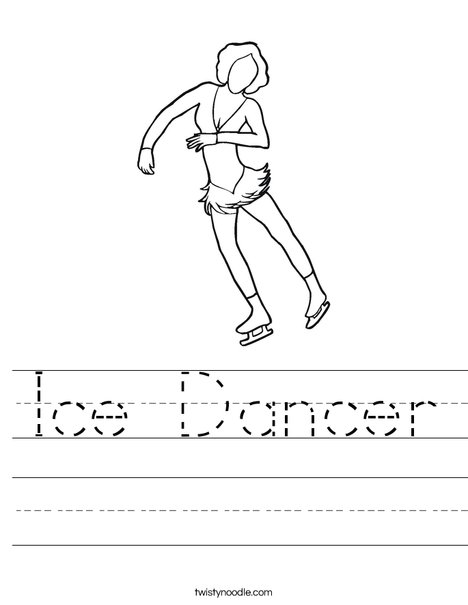 Ice Dancer Worksheet