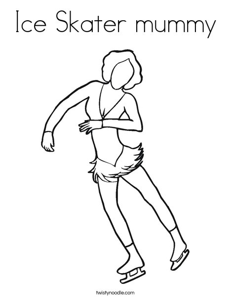 Ice Dancer Coloring Page