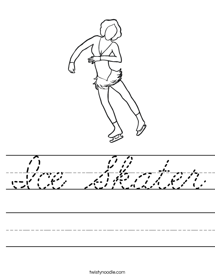 Ice Skater Worksheet