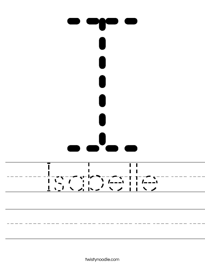 Isabelle Worksheet