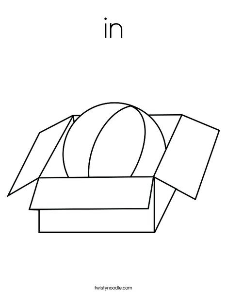 Toy Box Coloring Page - Twisty Noodle